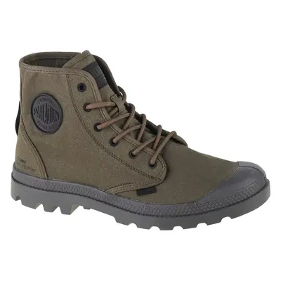 KHAKI PÁNSKÉ KOTNÍKOVÉ BOTY PALLADIUM PAMPA HI HTG SUPPLY 77356-325-M