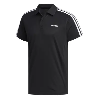 ČERNÁ PÁNSKÁ POLOKOŠILE ADIDAS DESIGNED 2 MOVE 3-STRIPES POLO SHIRT FL0321