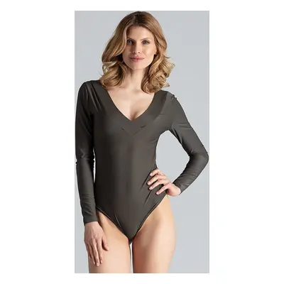 Zelené body s výstřihem M651 Olive