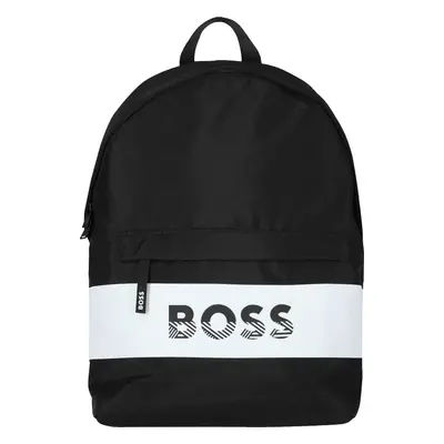 Černý batoh BOSS Logo Backpack J20366-09B