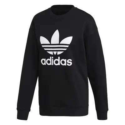 Černá dámská mikina adidas Trefoil Crew Sweatshirt FM3272