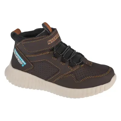 Hnědé chlapecké kotníkové boty Skechers Elite Flex-Hydrox 97895L-CHOC