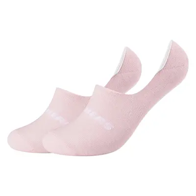 Světle růžové nízké ponožky - 2 páry Skechers 2PPK Mesh Ventilation Footies Socks SK44008-4242