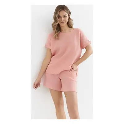 MERUŇKOVÉ MUŠELÍNOVÉ PYŽAMO CANA MUSLIN 136 KR/R MUŚLIN S-XL