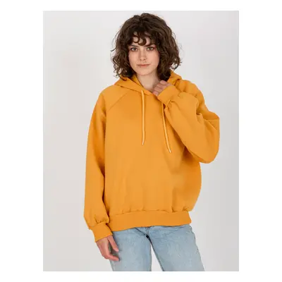 Tmavě žlutá mikina s kapucí EM-BL-626.16P-dark yellow