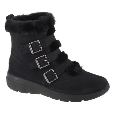 Černé boty Skechers Glacial Ultra - Buckle Up 144154-BBK