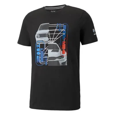 Černé pánské tričko Puma BMW Motorsport Graphic Tee 531194-01