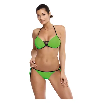 Zelené bikiny s černým lemováním Janette Erba M-547 (11)