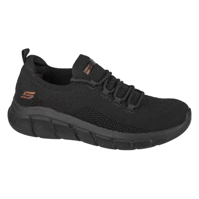 ČERNÉ DÁMSKÉ TENISKY SKECHERS BOBS SPORT B FLEX-COLOR CONNECT 117121-BBK