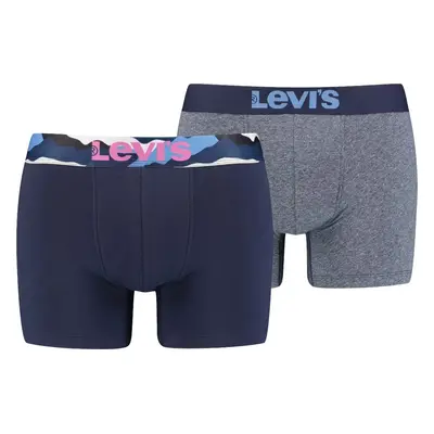 Modro-šedá sada boxerek Levi's Boxer 2 Pairs Briefs 37149-0591