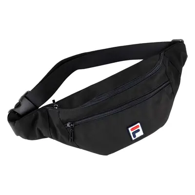 Černá ledvinka Fila Bissau Coated Canvas Double Zipper Waist Bag FBU0010-80009