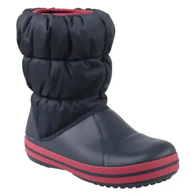 Černé sněhule Crocs Winter Puff Boot Kids 14613-485