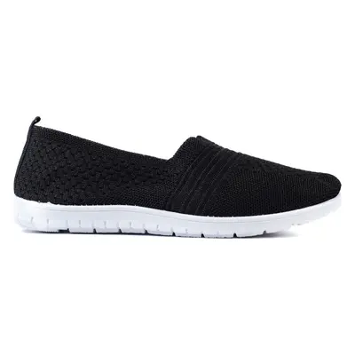 ČERNÉ TEXTILNÍ SLIP-ON N-2NE