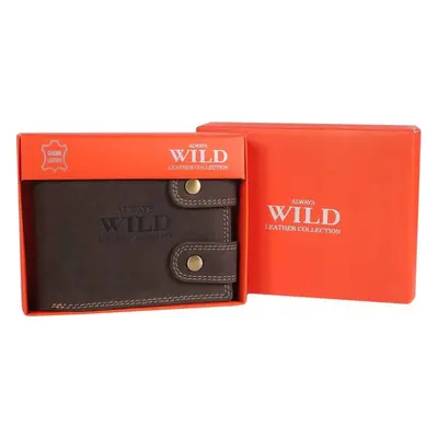 Always Wild hnědá kožená pánská peněženka s RFID systémem A272 2900-BIC