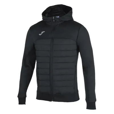 Černá mikina s prošíváním Joma Berna Hoodie 101103-100