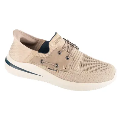 BÉŽOVÉ PÁNSKÉ VYCHÁZKOVÉ TENISKY SKECHERS SLIP-INS: DELSON 3.0 - ROTH 210606-TPE