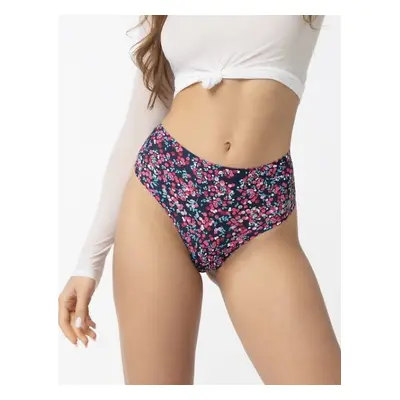 DÁMSKÉ TANGA VYŠŠÍM PASEM JULIMEX CRANBERRIES STRING MAXI S-2XL