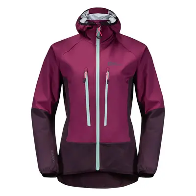 Fuchsiová dámská softshellová bunda Jack Wolfskin Alpspitze Hoody Jkt W 1307391-1014