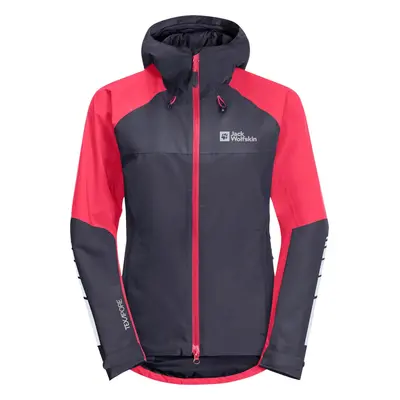 Černo-růžová dámská sportovní bunda Jack Wolfskin Morrobia 2l Jkt W 1115551-1388