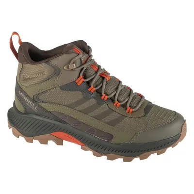 Tmavě zelené pánské kotníkové turistické boty Merrell Speed Strike 2 Mid WP J037835