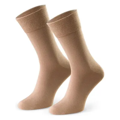 Béžové pánské bambusové ponožky k obleku Art.124 TL05, BEIGE