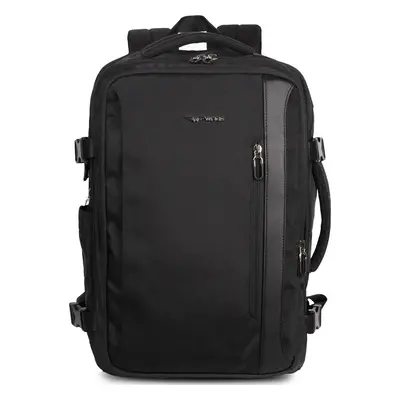 Černý cestovní batoh Wings Skylark 1 SKY001, Wings multifunctional backpack, BLACK