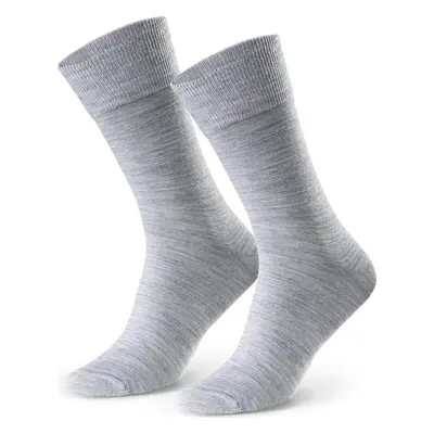 ŠEDÉ PÁNSKÉ MERINO PONOŽKY ART.130 LR04, GRAY