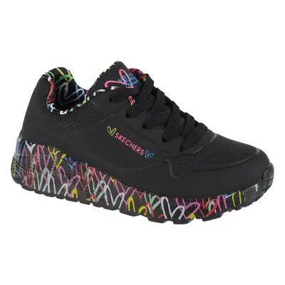 Černé tenisky Skechers Uno Lite 314976L-BKMT