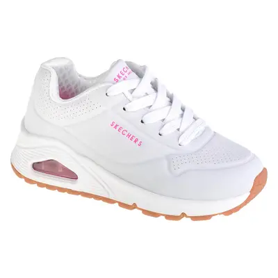 Bílé dívčí tenisky Skechers Uno Stand On Air 310024L-WHP