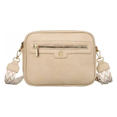 Rovicky béžová crossbody kabelka s odnímatelnou kapsičkou R-KP-05-F19