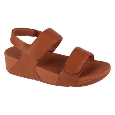 Karamelově hnědé dámské kožené sandály FitFlop Lulu FV8-592