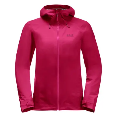 Tmavě růžová dámská sportovní bunda Jack Wolfskin Highest Peak 3l Jkt W 1115121-2160