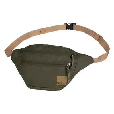 Khaki prostorná ledvinka Jack Wolfskin Konya Hipbag 8007801-4341