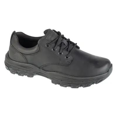 ČERNÉ PÁNSKÉ KOŽENÉ TENISKY SKECHERS KNOWLSON - LELAND 204920-BBK