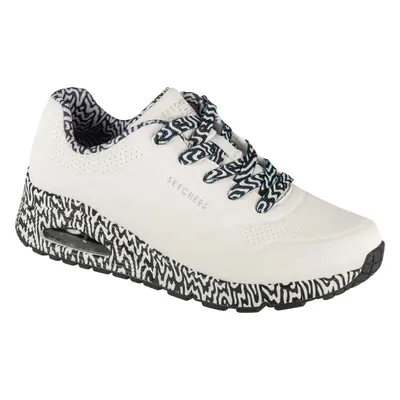 Bílé dámské tenisky Skechers Uno - Mini Drip 177959-WBK