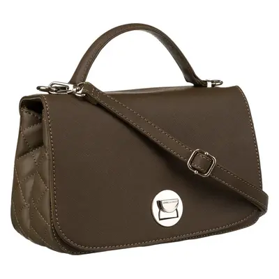 David Jones khaki crossbody kabelka s prošívanými bočními stranami 6835-1