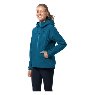 Tmavě modrá dámská sportovní bunda Jack Wolfskin Highest Peak 3l Jkt W 1115121-1221