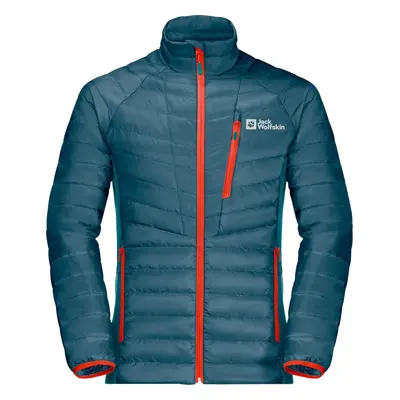 Modrá pánská prošívaná bunda Jack Wolfskin Routeburn Pro Ins Jkt M 1206861-4133