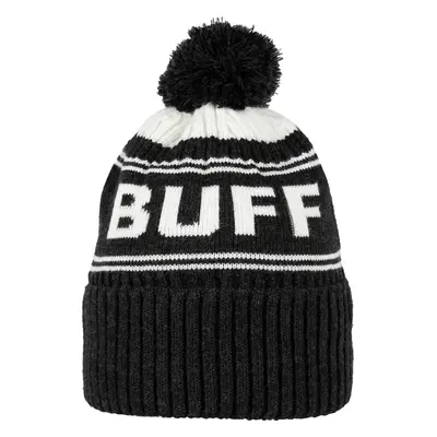 Černo-bílá čepice s bambulí Buff Hido Knitted Hat Beanie 1323325551000