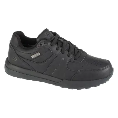 ČERNÉ PÁNSKÉ KOŽENÉ TENISKY SKECHERS NETSON - GANDER 205236-BBK