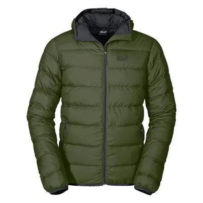 Tmavě zelená pánská prošívaná bunda Jack Wolfskin Helium Jkt M 1200573-4129