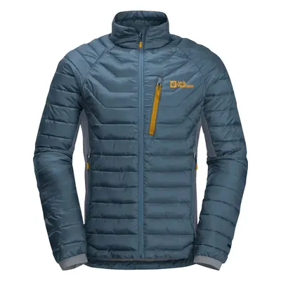 Modrá pánská prošívaná bunda Jack Wolfskin Routeburn Pro Ins Jacket 1206862-C0412