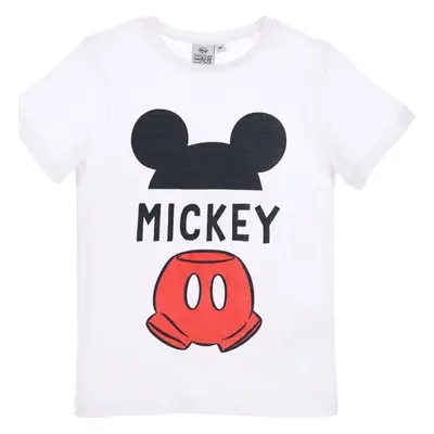 CHLAPECKÉ BÍLÉ TRIČKO S POTISKEM - DISNEY MICKEY MOUSE