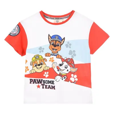 BÍLO-ČERVENÉ CHLAPECKÉ TRIČKO PAW PATROL