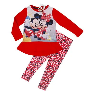 Disney Minnie Mouse dívčí set halenka+legíny