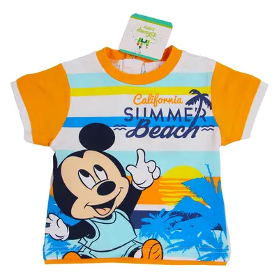 MICKEY MOUSE CHLAPECKÉ BAREVNÉ TRIČKO SUMMER BEACH