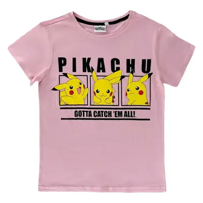 RŮŽOVÉ DÁMSKÉ TRIČKO PIKACHU POKEMON