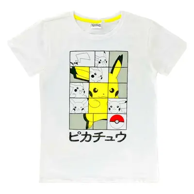 BÍLÉ PÁNSKÉ TRIČKO POKEMON PIKACHU