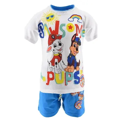 BÍLO-MODRÝ CHLAPECKÝ LETNÍ SET PAW PATROL