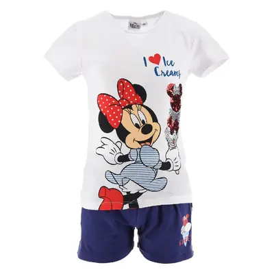 MODRO-BÍLÝ LETNÍ DÍVČÍ SET DISNEY MINNIE MOUSE